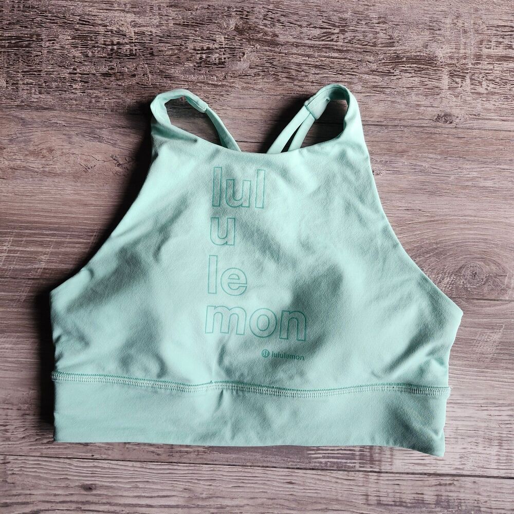 (8) Lululemon Energy High-Neck Longline Bra